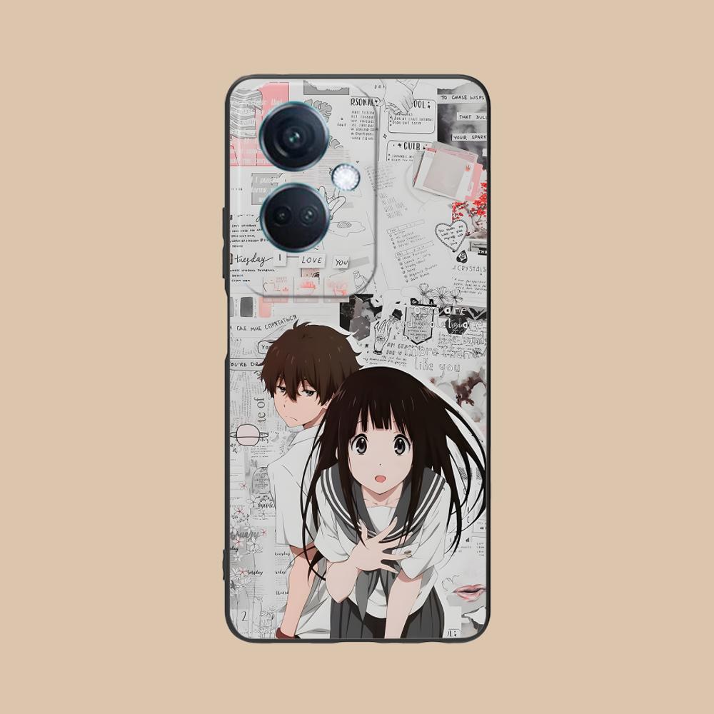 Hyouka Chitanda Matte TPU Mobile Phone Case for OPPO Reno 14 13 12 11 10 9 8 7 6 5 F T Pro 5G Colorful Printing Cover