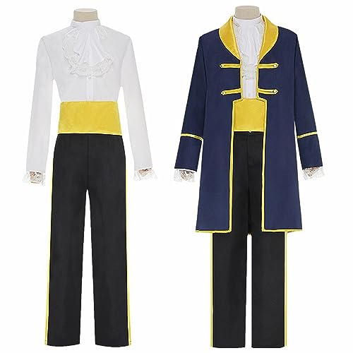 [Hosaku Co., Ltd.] Beast Prince and King Costume, Adult, School Festival, Cultural Festival, 5-Piece Set, Men's (Small)