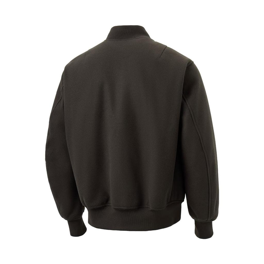 Adidas Sportswear Baseball Collar Padded Warm Jacket Unisex Black JL9566