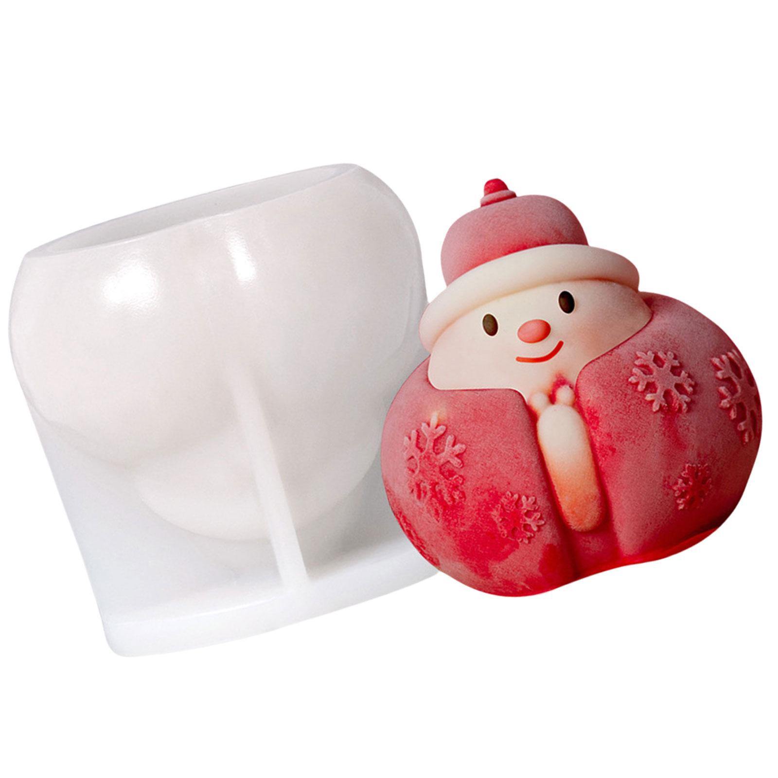 Christmas Santa Silicone Molds Making Mousses Cake Molds Decorating Baking Tool for Making Chocolate Fondant Dessert