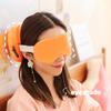 Cartoon 2-In-1 Neck Pillow With Eye Mask Cute Plush Doll Travel Pillow Portable Office Desk Pillow Birthday Gift