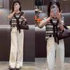 Womens Casual Suit With Cotton Wool Fabric For Spring Fashion