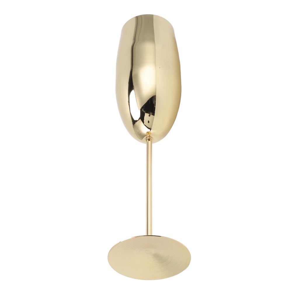 Metal Wine Goblet Stainless Steel Elegant High Hardness Widely Used Metal Wine Glass for Party Wedding Banquet