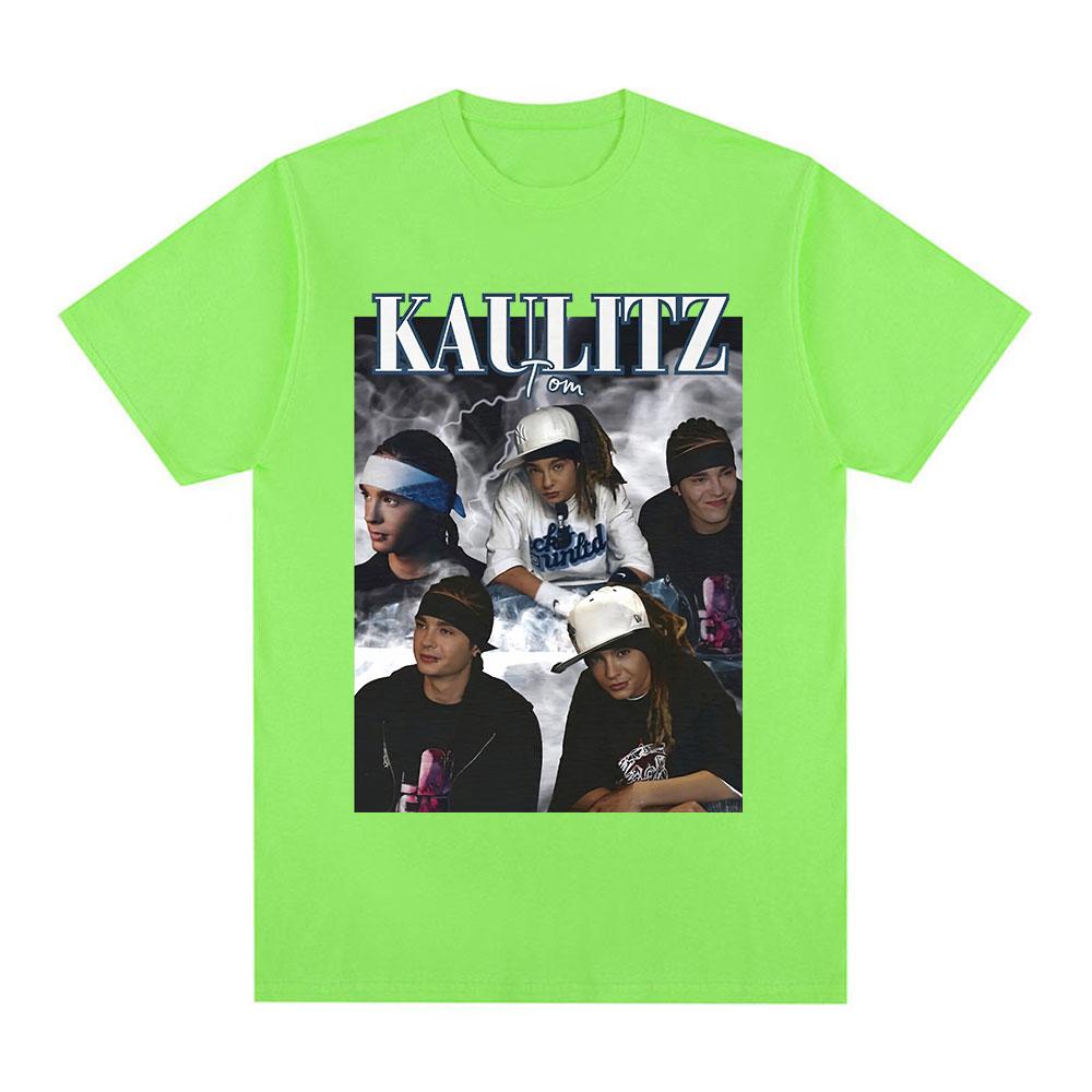 Rock Band Tokio Hotel Tom Kaulitz Grafisk T-shirt Unisex Tøj Hip Hop Punk Gotisk T-shirt Bomuld Oversized Kortærmet T-shirts