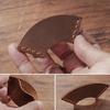 Fan Shaped Bookmarks Simple Book Markers PU Leather Page Markers Creative Bookmarks for Book Lovers
