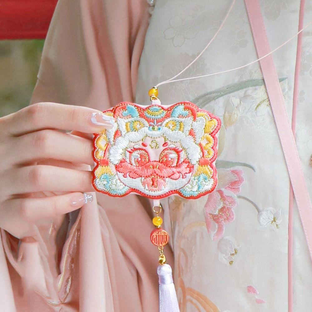 Chinese Traditional Style Sachet Pedant Necklace Cartoon Blessing Pouch Lucky Bag  Small Pouch