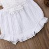 Sommer Neugeborenes Baby Niedlicher Overall, Kleinkind Mädchen Spitze Rüschen Strampler Body Kleidung