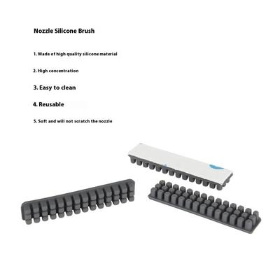 3/6 Stuks Voor Bambu Lab A1/A1 Mini Mondstuk Siliconen Borstel 3D Printer Mondstuk Schoonmaker Gereedschap Accessoires