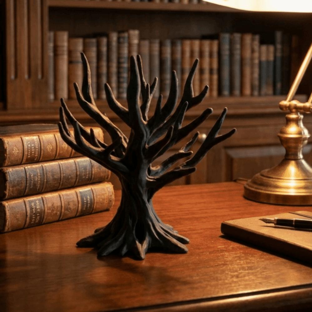 Retro Tree Shaped Jewelry Display Stand Plastic Jewelry Storage Rack Boutique Display