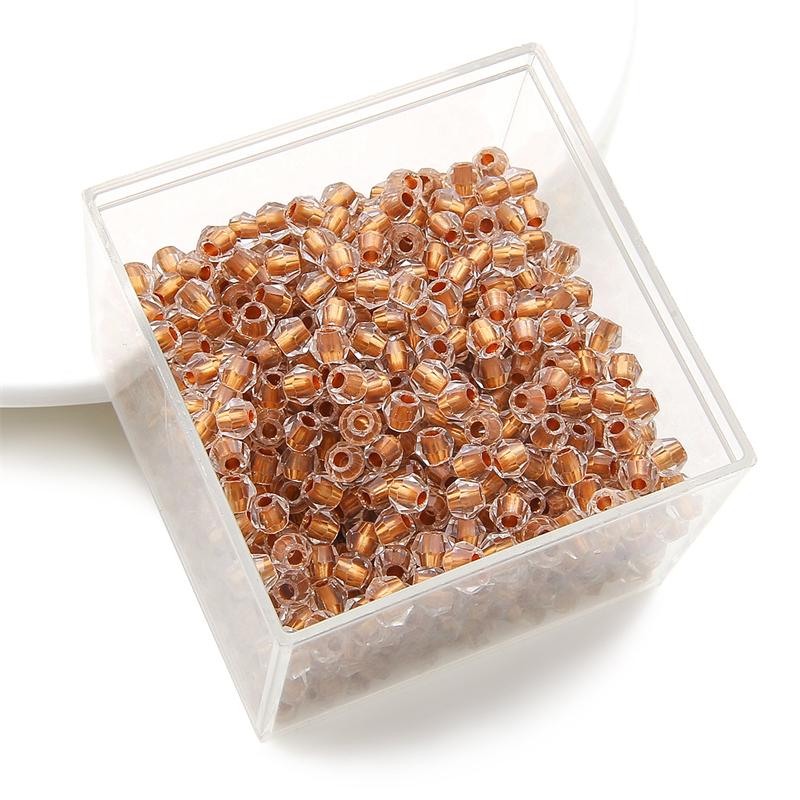 100 Stück hochwertige Glasperlen, geschnitten, gefärbte Diamant-Kristallperlen für die Herstellung von Ohrringen und Armbändern zum Selbermachen von Schmuck, Basteln, Zubehör