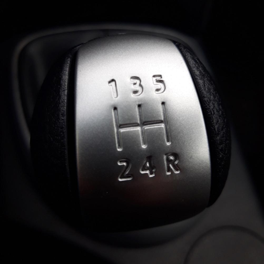 För NISSAN QASHQAI NJ10 +2 X-Trail 2006-2013 Växelspaksknopp Växelspakshuvud Handboll 5-växlad Manuell Bilstyling Tillbehör