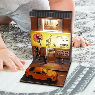1/64 Tavern Restaurant Model Scene with Lamp Version Simulation Model Scene Decoration Collect (Excluding Dolls and Car Models)