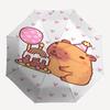 Capybara Themed Travel Umbrella-8 Ribs Automatic Opening and Closing, Portable Folding Design, Compact and Stylish Umbrella Suitable for Out