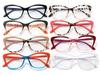 KOTTDO Classic Anti-blue Light Computer Eye Glasses Frames for Men Women Vintage Square Plastic Cat Eye Glasses Frame Eyewear