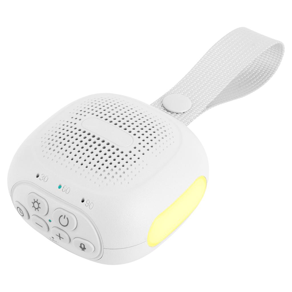 Baby sleep monitor portable hanging cord ambient breathing night light white noise speaker