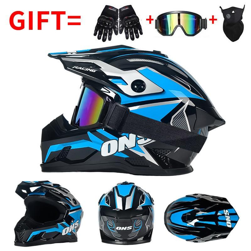 Off-Road Motorcycle Helmet Men Women Full Face Dirt Bike With Ventilation Adult ATV Motocross