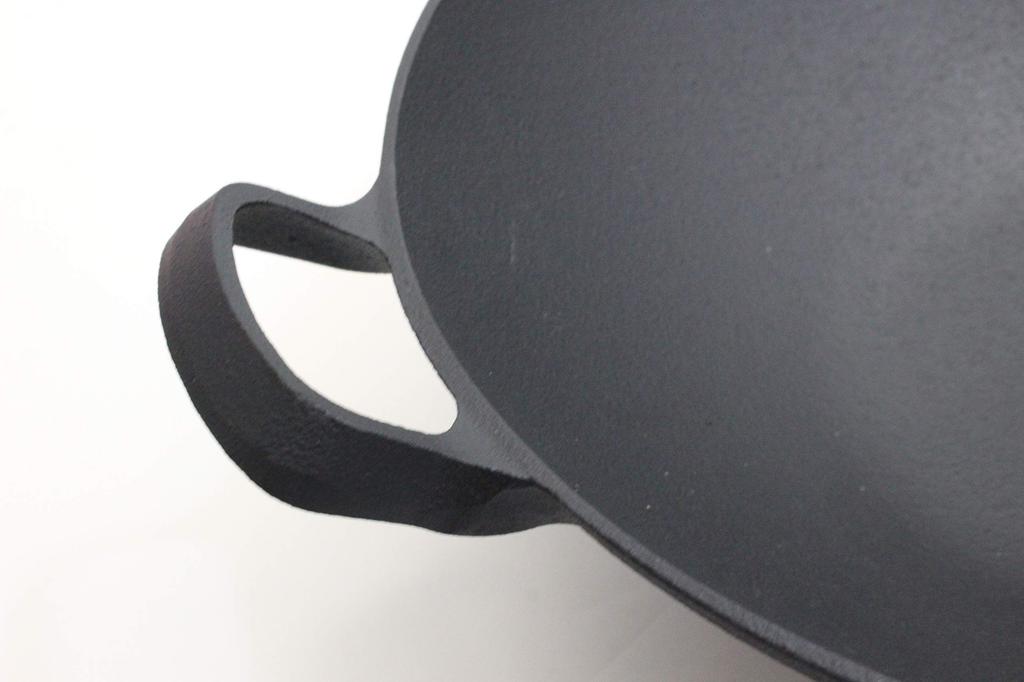 Ikenaga Iron Works Living with Iron New Nanbu Iron Wok 30cm Gift Wrapping Available