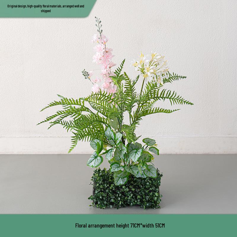 Greenery and Floral Art Installation for Open Spaces and Window Displays