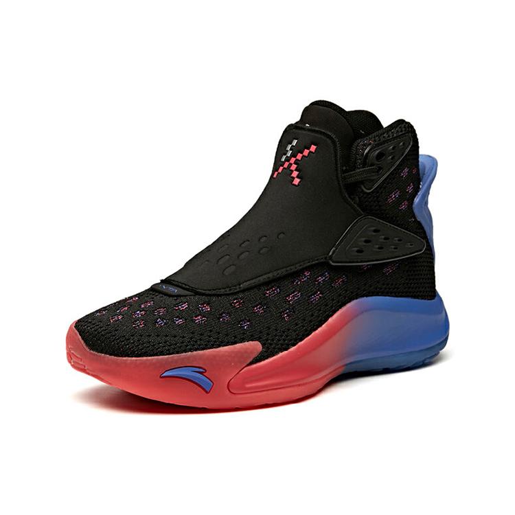 New Anta KT5 KT Klayism Slip Resistant Lightweight Wear Resistant High Top Basketball Shoes Women's Red Blue Black 12941101-1
