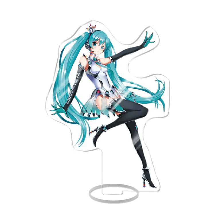 Anime Acrylic Stand Double Sided Artwork  Hatsune Miku Sakura Miku School Campus Figure Merchandise Otaku Collection