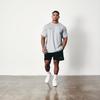 VQ Sports Męska Koszulka Bawełniana Hip Hop do Treningu, Rozmiar Plus, Krótki Rękaw, Codzienna i Stylowa.