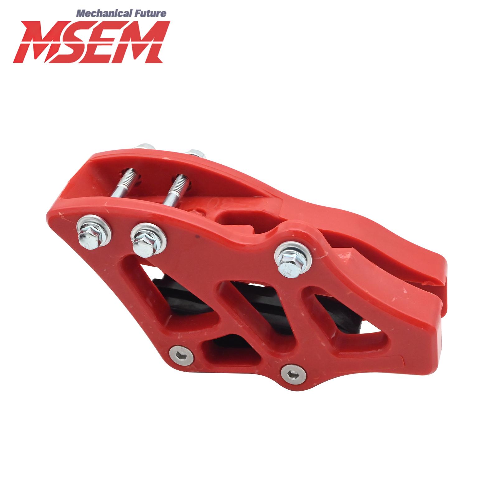 Motorcycle Rear Chain Guide Guard For Honda CR125 CR250 2005-2007 CRF250R CRF450R 2005-2023 CRF450X 2005-2007 CRF250RX CRF450RX Red Nylon 30mm