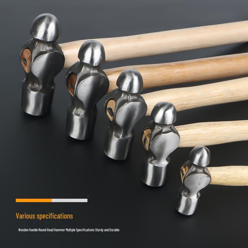 Rundkopf-Holzgriff-Kugelkopfhammer für Holzbearbeitung & Montage