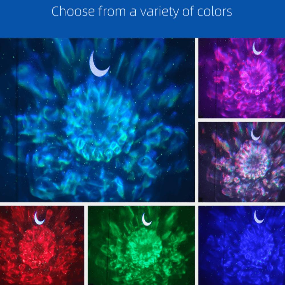Smart Home Projection Lamp 3-in-1 Star Night Light Romance Moon Star Projector  Party Decoration