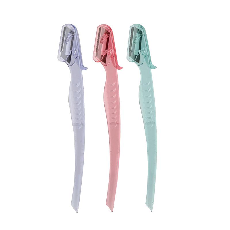3/8Pcs Colorful Eyebrow Trimmer Makeup Knife Eyebrow Blades Face Hair Removal Safe Scraper Shaver Makeup Beauty Tools