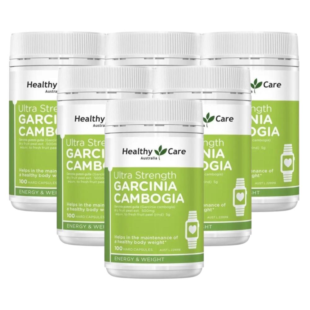 Healthy Care Ultra Strength Garcinia Cambogia 5000mg 100 Capsules x 6