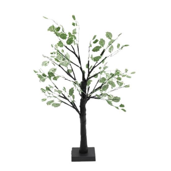 Romantic Heart-Shaped Birch Tree Lamp 23 Inch Valentines Day Decor with Red Pink Silver Hearts Adjustable Branches USB Powered Timer Romantic Lighting