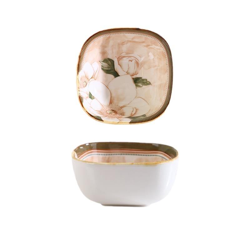 Kamelien-Dippschale im japanischen Stil, Haushalts-Keramikteller, Einfache Hot Pot-Saucenschale, Essigschale, Snackschale für den Esstisch