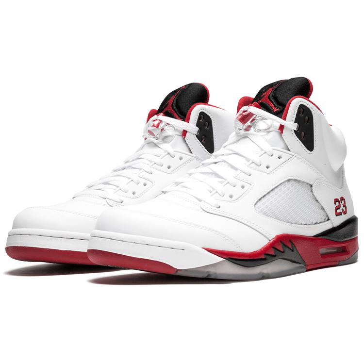 Jordan 5 Retro Fire Red Schwarze Zunge 2013 136027-120