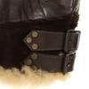 DSQUARED2 made in Italy Leather switching Mouton collar Corduroy jacket Women Used