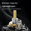 IOSN Metal Baitcasting Fishing Reel 7.2:1