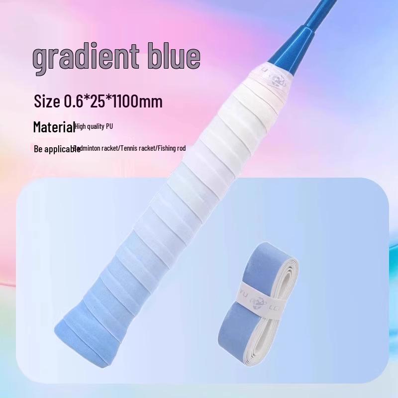 Professional Anti-Slip Gradient Badminton Racket & Fishing Rod Grip – Sweat-Absorbent, Shock-Absorbing Overgrip Handle Wrap.