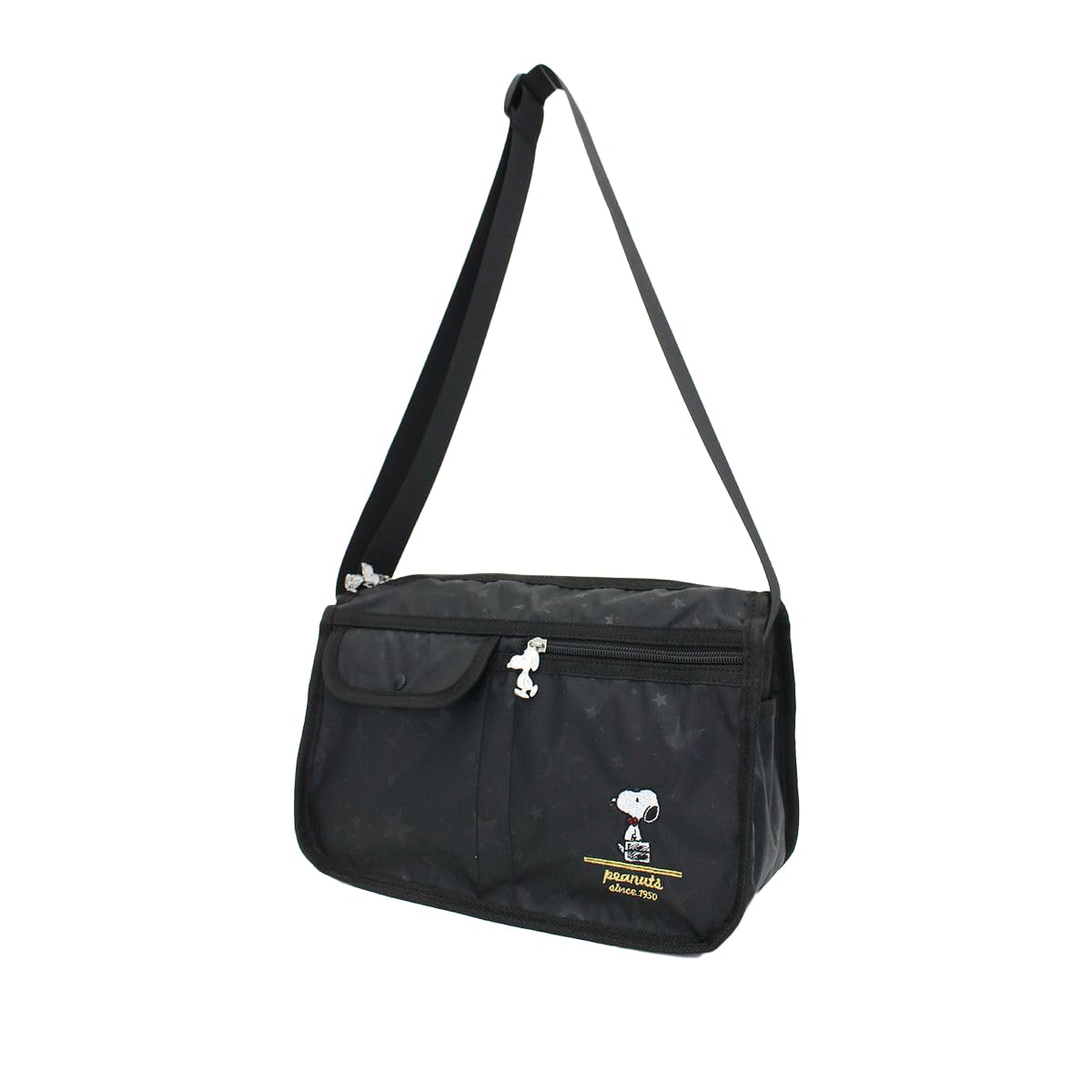 

Town Shoulder Bag Snoopy Can be carried on in a suitcase PEANUTS Star Black [Hapitas] Women s PN27.