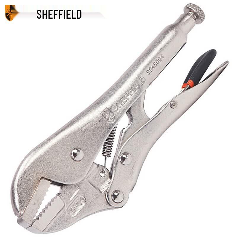 Steel Shield Industrial Straight Jaw Locking Pliers 7 inch