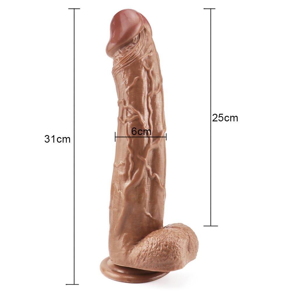 Giant Dildo Thick Huge Dildo Extreme Big Realistic Dildo Suction Cup Sex Product for Women 23-32cm