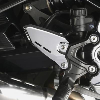 Z900RS 2018-2024 ABS Heel Plate Left and Right Set Foot Peg Footrest Z900RS CAFE 2019 2020 2021 2022 2023 (Chrome)