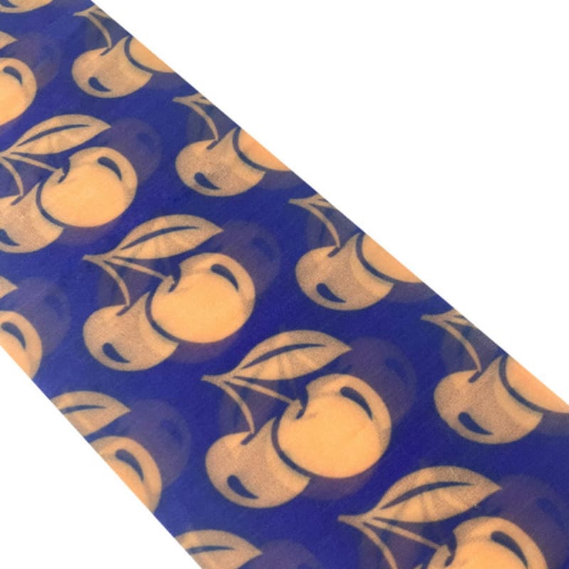 Romantic Tiger Wild Cherry Knee Stockings (yellow/navy)