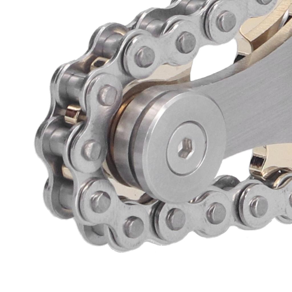 Stainless Steel   Sprocket Toy Children Gears Linkage Bike Chain Toy for ADHD
