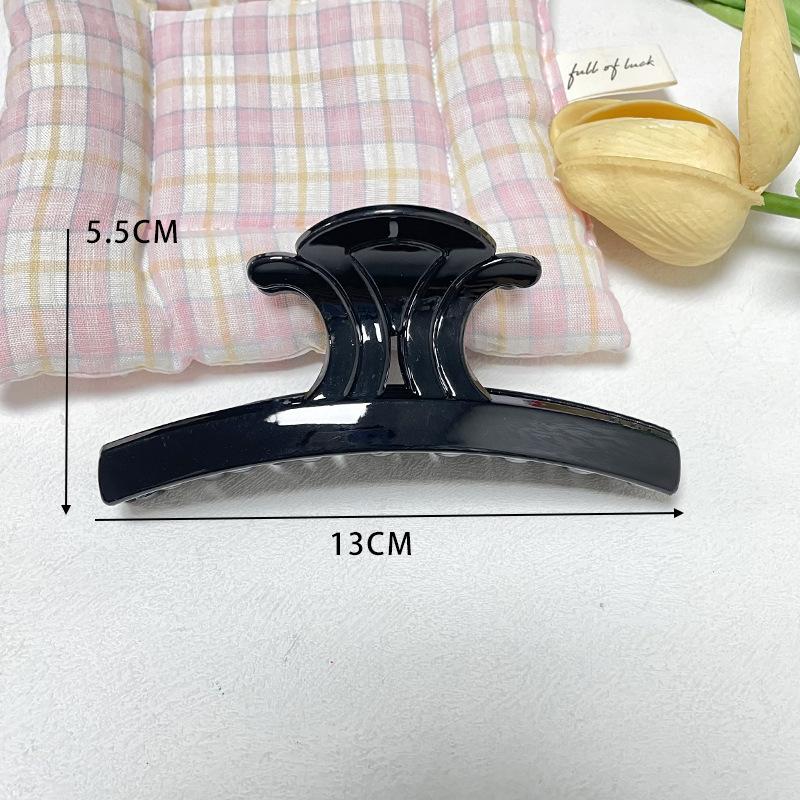 Hot-Selling Large Plastic Hair Clip for Women, Elegant and Simple Shark Clip with a High-End Feel for Updo Hair