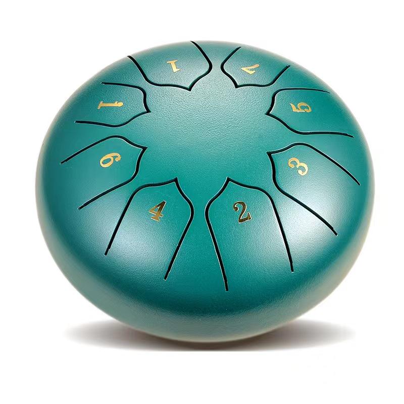 6-Inch 8-Note Steel Tongue Drum - Hand-Played Colorful Instrument for Adults & Children