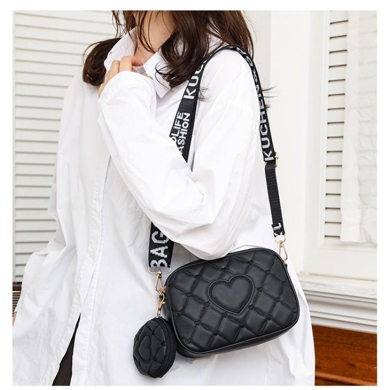 IELGY Trendy Small Square Bag Crossbody Female Bag