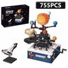 T5002 Système Solaire Technique de la Ville Terre Tournante Système Solaire Blocs de Construction Expérience Éducation Jouets pour Enfants Cadeaux