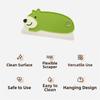 Durable Silicone Squeegee Cartoon Bear Versatile Water Scrubber Water Puer Glass Cleaner Tool for Batoom Toilet Desktop