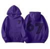 Men's Printed Hooded Long Sleeved Sweatshirt For Casual Sports Comfort