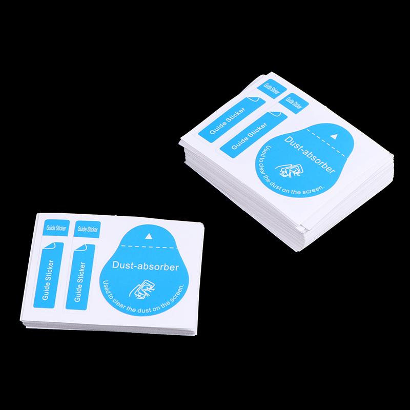 20/50 Stuks Stofverwijderaar Schoonmaakgereedschap voor Scherm 3-in-1 Stofabsorber + Leidende Sticker