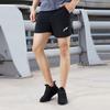 Li Ning Serie Corsa Allenamento Sport Fitness Tessuto Asciugatura Rapida Pantaloncini Casual Uomo pantaloncini Nero AKSQ071-2